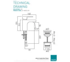 Vado Life Chrome Mono Single Lever Basin Mixer Tap -Duravit Store M700 2022 11 19 7 24 55 620