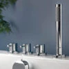 Vado Zoo Chrome 4-Hole Bath Shower Mixer Set Without Spout -Duravit Store M700 2022 11 23 11 18 48 114