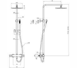 Crosswater Curve Multifunction Thermostatic Shower Valve With Shower Kit Chrome -Duravit Store M700 2022 11 23 8 1 57 788
