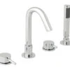 Vado Zoo Chrome 4 Hole Bath Shower Mixer Tap With Kit