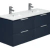 Essential Dakota 1205mm 4 Drawer Wall Hung Unit And Basin