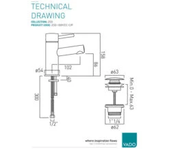 Vado Zoo Single Lever Smooth Bodied Mono Basin Mixer Tap -Duravit Store M700 2022 11 25 9 7 3 927