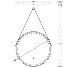 Hudson Reed Salana Round Illuminated LED Mirror -Duravit Store M700 2022 11 3 13 32 42 274