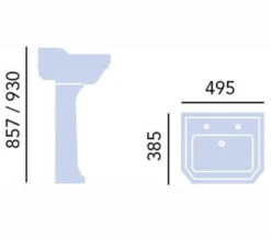 Heritage Granley 495mm Cloakroom Basin -Duravit Store M700 2022 11 8 9 30 55 456