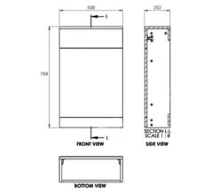 Essential Dakota 500mm Compact WC Unit -Duravit Store M700 2022 12 13 10 21 26 1