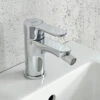 Roca L20 Chrome Bidet Mixer Tap With Retractable Chain