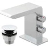 Vado Omika Chrome Mini Mono Basin Mixer Tap With Universal Waste -Duravit Store M700 2022 12 24 4 58 19 775