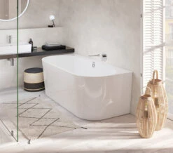Villeroy & Boch Villeroy And Boch Oberon 2.0 Back To Wall 1800 X 800mm Double Ended Bath