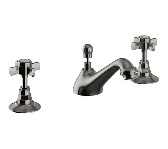Heritage Dawlish 3 Taphole Basin Mixer Tap With Waste 7 Heritage Dawlish 3 Taphole Basin Mixer Tap With Waste - Image 5