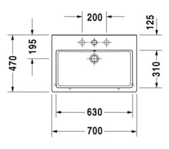Duravit Ketho 440mm Depth 1 Drawer Wall Mounted Vanity Unit -Duravit Store M700 2022 12 8 8 55 45 955