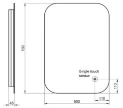 Joseph Miles Aura LED Mirror With Demister Pad And Shaver Socket 12 Joseph Miles Aura LED Mirror With Demister Pad And Shaver Socket -Duravit Store M700 2022 2 10 10 35 7 887