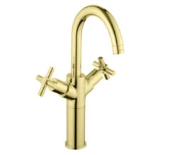 VitrA Uno Gold Tall Basin Mixer Tap