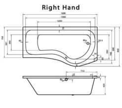 Joseph Miles 1700mm Curved-P Whirlpool Bath With Front Panel And Screen 9 Joseph Miles 1700mm Curved-P Whirlpool Bath With Front Panel And Screen -Duravit Store M700 2022 2 25 12 37 15 560