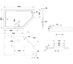 Britton Zamori Offset Pentangle White Shower Tray -Duravit Store M700 2022 3 10 12 59 42 166