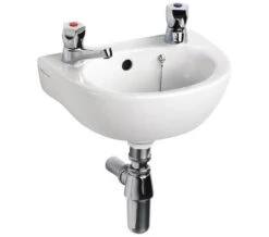 Armitage Shanks Sandringham 21 Handrinse Washbasin 350mm - Compact Design -Duravit Store M700 2022 3 11 12 29 34 41