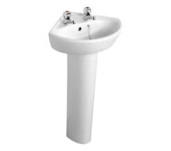 Armitage Shanks Sandringham 21 - Corner Basin 48cm With 1 Tap Hole -Duravit Store M700 2022 3 11 14 15 11 331