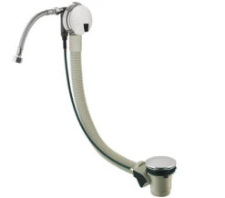 Origins Living Slimline Bath Filler With Chrome Pop-Up Waste
