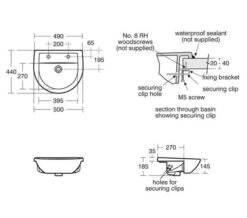 Armitage Shanks Sandringham 21 Fresh Look Semi-Countertop Basin 50cm With 1 Tap Hole -Duravit Store M700 2022 3 12 8 23 12 428