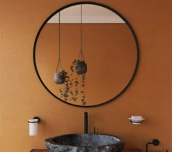 Origins Living Docklands Round Framed Mirror