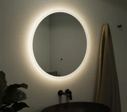 Origins Living Edison Round Backit Mirror