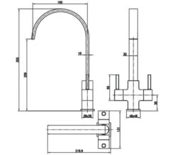 Tre Mercati Winston Mono Kitchen Sink Mixer Tap -Duravit Store M700 2022 3 17 13 7 29 218
