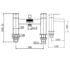 Niagara Soho Waterfall Bath Filler Tap Chrome -Duravit Store M700 2022 3 24 11 34 39 461