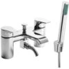 Tavistock Blaze Modern Chrome Bath Shower Mixer Tap With Kit