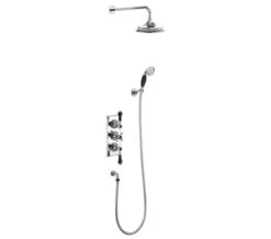 Burlington Trent Dual Outlet Concealed Thermostatic Valve With Shower Set -Duravit Store M700 2022 3 9 9 6 3 661 1