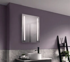 Sensio Kai Plus 500 X 700mm Diffused Slimline LED Mirror With Shaver Socket