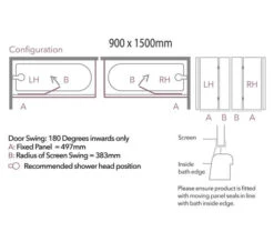 Merlyn MB7 Two Panel Hinged Bath Screen -Duravit Store M700 2022 5 12 7 43 53 988