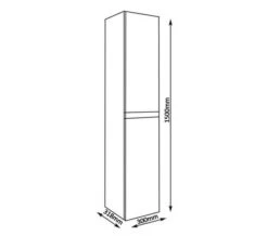 Joseph Miles Royce 1500mm High 2 Door Wall Hung Tall Unit -Duravit Store M700 2022 5 18 9 42 23 401
