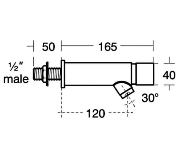 Armitage Shanks Avon Push Button Self Closing Bib Tap - Heavy Duty 4 Armitage Shanks Avon Push Button Self Closing Bib Tap - Heavy Duty - Image 2