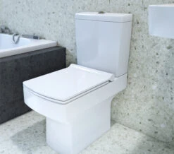 Joseph Miles Denza White Close Coupled WC Pan With Cistern