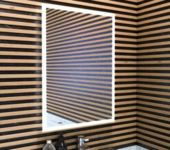 Joseph Miles Mosca LED Mirror With Demister Pad And Shaver Socket