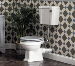 Bayswater Fitzroy 495mm White WC Pan With Low Cistern