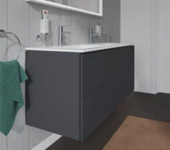 Duravit L-Cube 1290mm Wide 2 Drawers Wall Mounted Vanity Unit For Me-By-Starck Basin -Duravit Store M700 2022 6 10 14 43 25 977