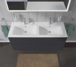 Duravit L-Cube 1290mm Wide 2 Drawers Wall Mounted Vanity Unit For Me-By-Starck Basin -Duravit Store M700 2022 6 10 14 44 38 671