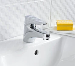 Bristan Jute Deck Mounted Chrome Basin Mixer Tap