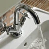 Bristan Decade Chrome Basin Mixer Tap With Clicker Waste
