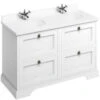 Burlington 1300mm Matt White 4 Drawer Floor Standing Unit -Duravit Store M700 2022 6 13 10 13 0 920