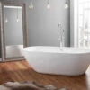April Cayton Contemporary White Freestanding Oval Shaped Bath -Duravit Store M700 2022 6 13 7 23 17 984