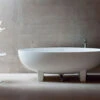Clearwater Lacrima Natural Stone Freestanding Oval Bath 1690 X 800mm