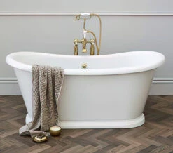 Burlington Admiral 1650 X 710mm White Freestanding Soaking Bath -Duravit Store M700 2022 6 14 7 15 2 132