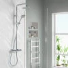 Aqualisa Midas 110 Chrome Thermostatic Shower Rigid Riser With Handset And Head -Duravit Store M700 2022 6 15 9 3 51 4