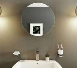 Croydex Severn Stainless Steel Circular Door Mirror Cabinet -Duravit Store M700 2022 6 16 13 32 17 963