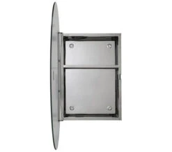 Croydex Tay Stainless Steel Oval Door Mirror Cabinet -Duravit Store M700 2022 6 16 13 45 52 362