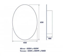 Croydex Tay Stainless Steel Oval Door Mirror Cabinet -Duravit Store M700 2022 6 16 13 46 13 7