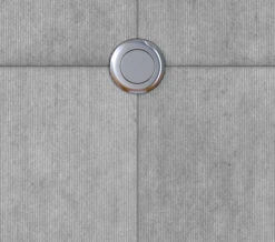Geberit Hytouch Short Wall Pneumatic Single Flush Finger Push Button Stainless Steel