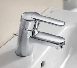Roca Victoria Chrome Smooth Body Basin Mixer Tap