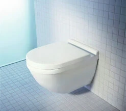 Duravit Starck 3 Wall Mounted Toilet With Durafix - 2225090000